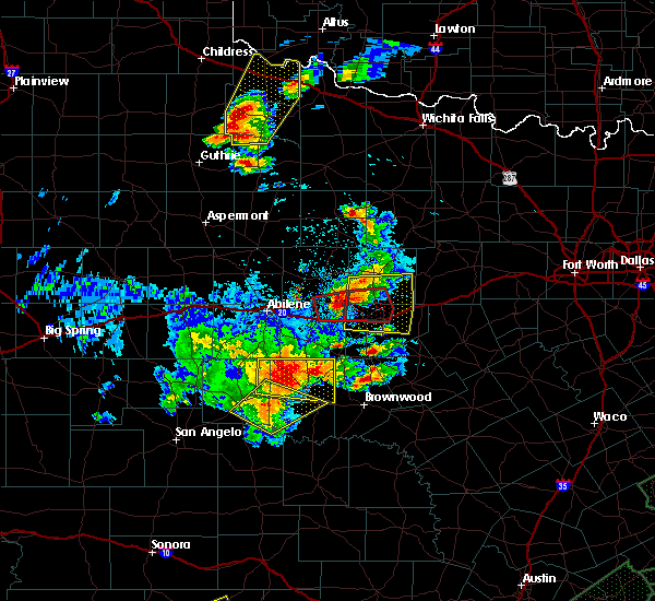 Interactive Hail Maps Hail Map for Eastland, TX