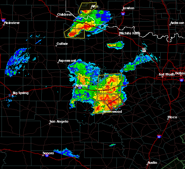 Interactive Hail Maps Hail Map for Brownwood, TX