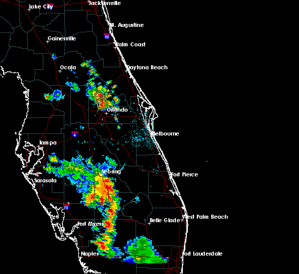 Interactive Hail Maps Hail Map for Apopka, FL