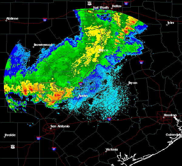 Interactive Hail Maps Hail Map for Highland Haven, TX
