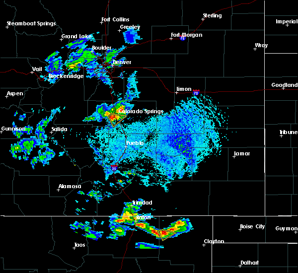 Interactive Hail Maps Hail Map for Fountain, CO
