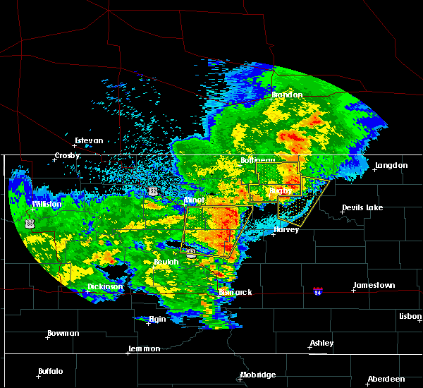 Interactive Hail Maps Hail Map for Dunseith, ND