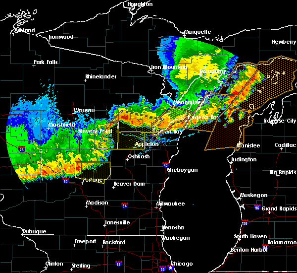Interactive Hail Maps Hail Map for Thornton, WI
