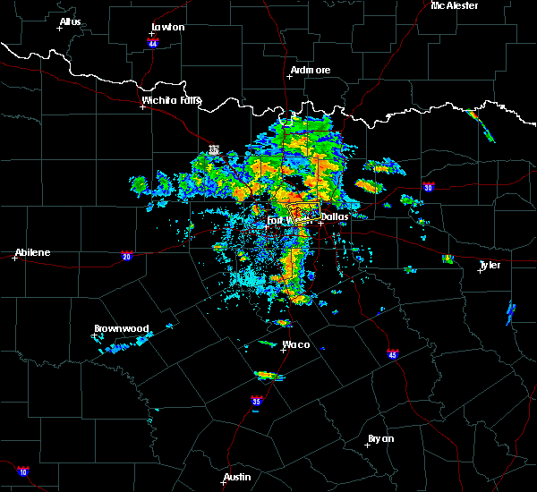 Interactive Hail Maps Hail Map for Euless, TX