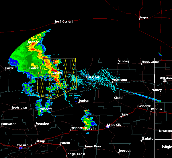 Interactive Hail Maps Hail Map for Dodson, MT