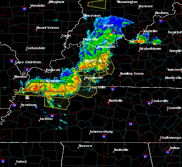 Interactive Hail Maps Hail Map for Huntingdon, TN