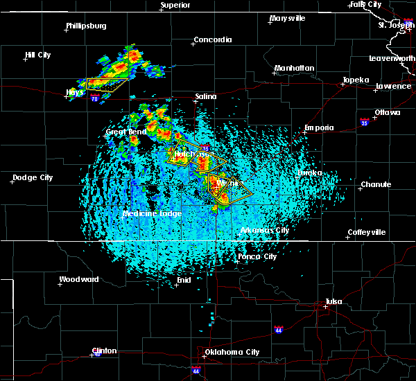 Interactive Hail Maps Hail Map for Hutchinson, KS