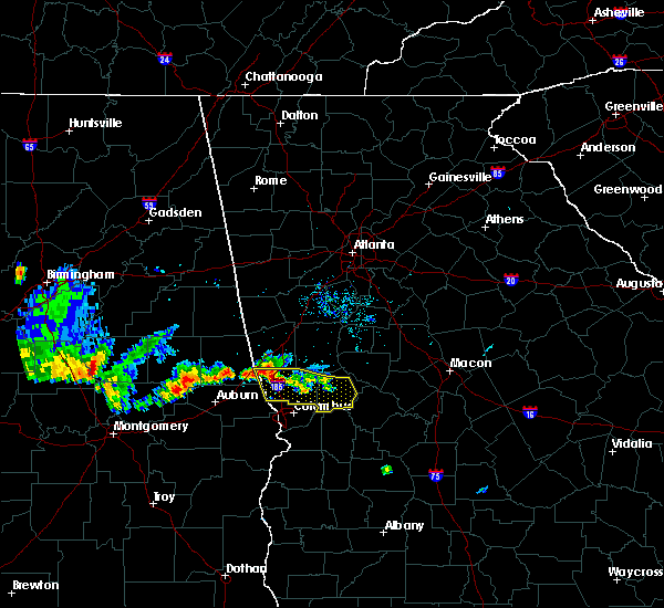 Interactive Hail Maps Hail Map for Columbus, GA