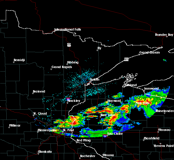 Interactive Hail Maps Hail Map for Birchwood, WI