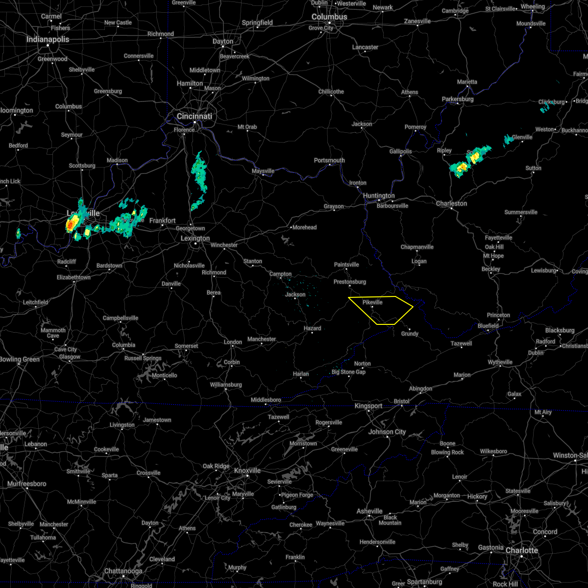 Interactive Hail Maps Hail Map for Elkhorn City, KY