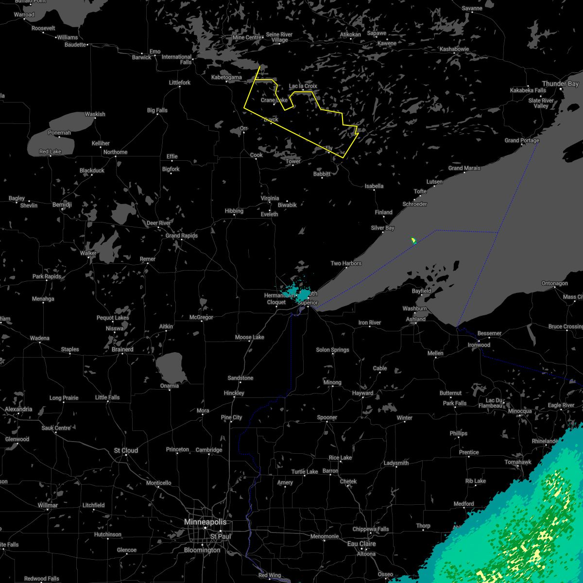 Interactive Hail Maps Hail Map for Ely, MN
