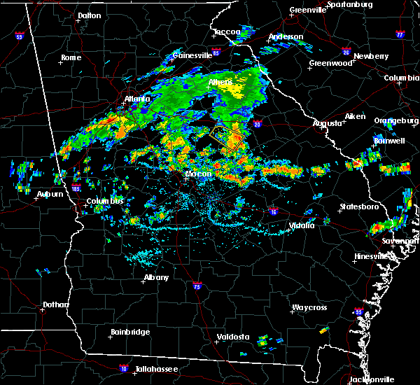 Interactive Hail Maps Hail Map for Sandersville, GA