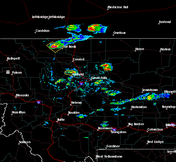 Interactive Hail Maps Hail Map for Choteau, MT