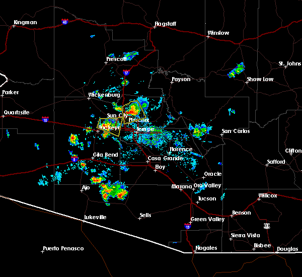 Interactive Hail Maps Hail Map for Youngtown, AZ