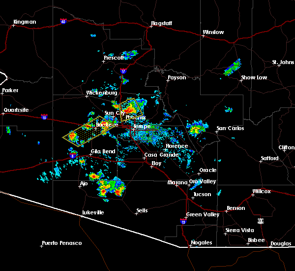 Interactive Hail Maps Hail Map for Arlington, AZ