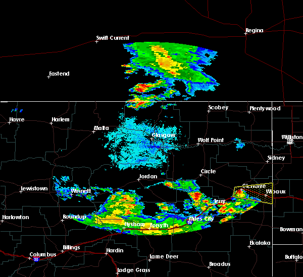 Interactive Hail Maps Hail Map for Glendive, MT