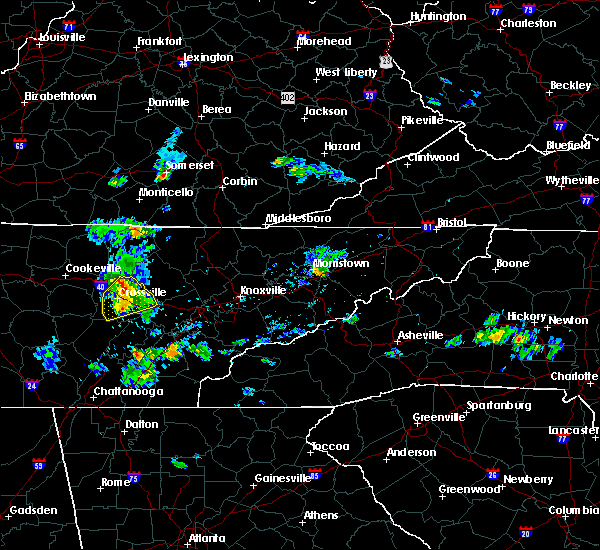Interactive Hail Maps Hail Map for Crossville, TN