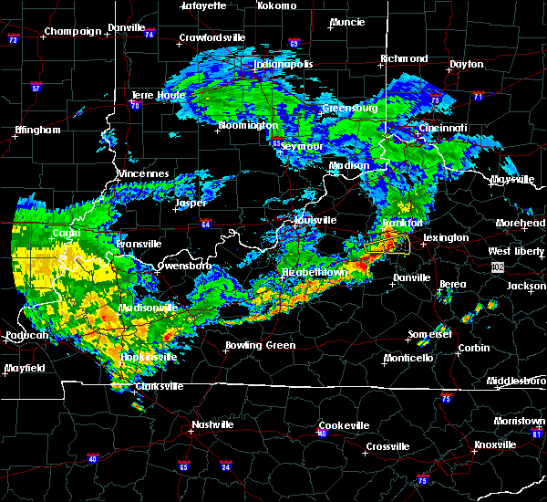 Interactive Hail Maps Hail Map for Versailles, KY
