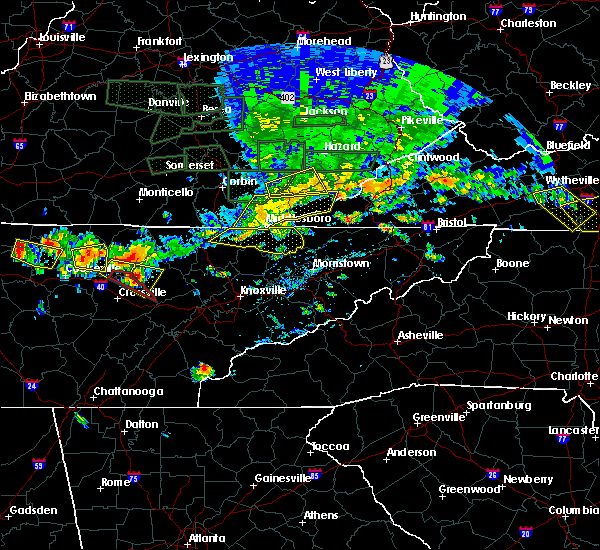 Interactive Hail Maps Hail Map for Sunbright, TN