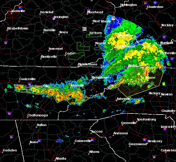 Interactive Hail Maps Hail Map for Burnsville, NC