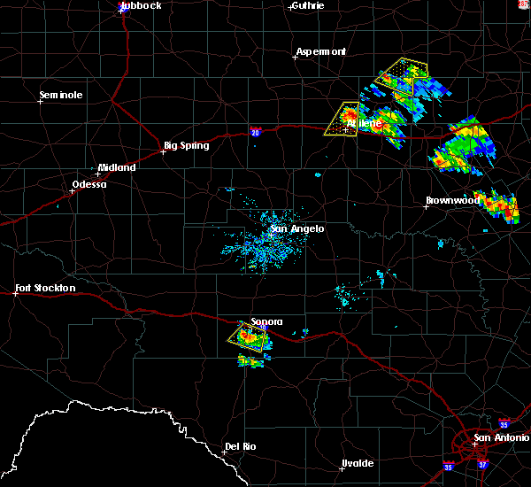 Interactive Hail Maps Hail Map for Sonora, TX