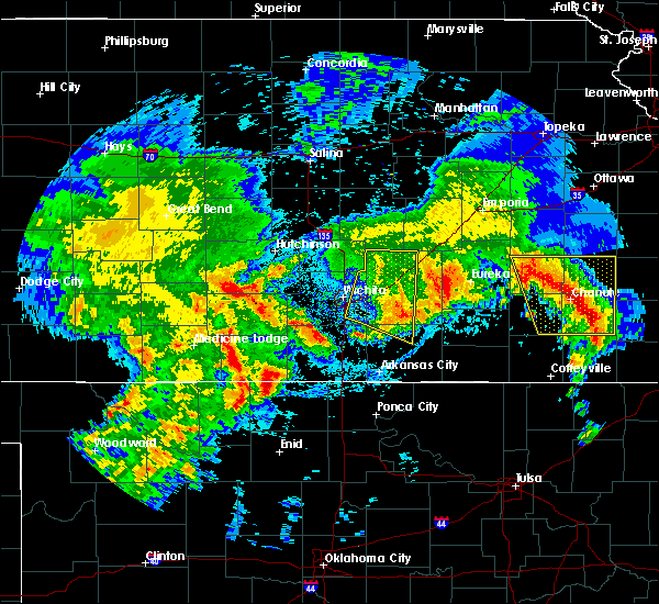 Interactive Hail Maps Hail Map for El Dorado, KS