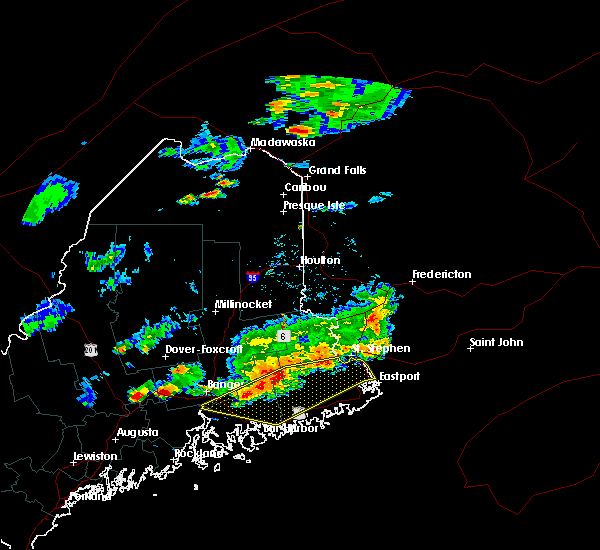 Interactive Hail Maps Hail Map for Calais, ME