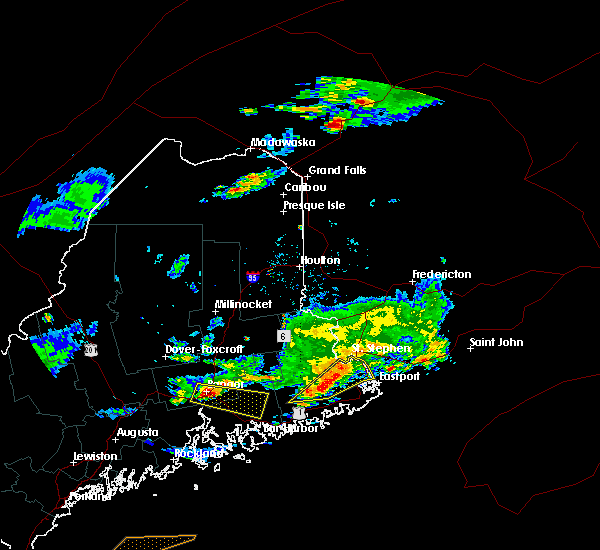 Interactive Hail Maps Hail Map for Calais, ME