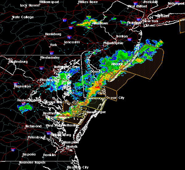 Interactive Hail Maps Hail Map for Ocean City, MD