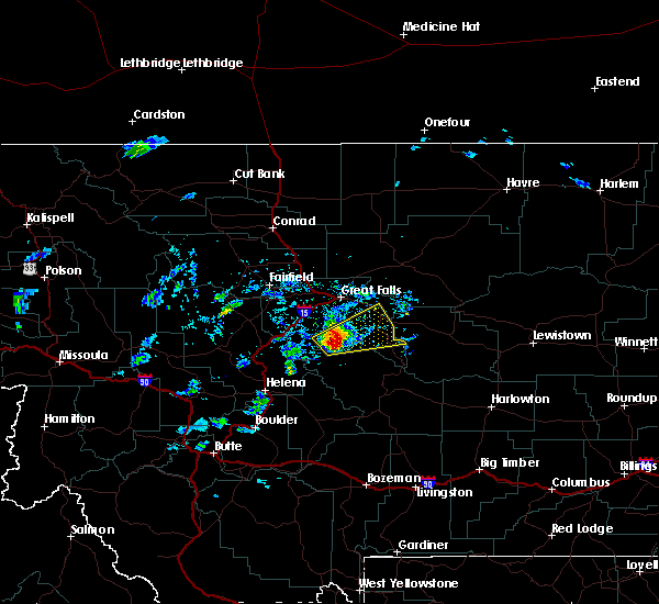 Interactive Hail Maps Hail Map for Belt, MT