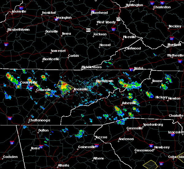 Interactive Hail Maps Hail Map for Knoxville, TN