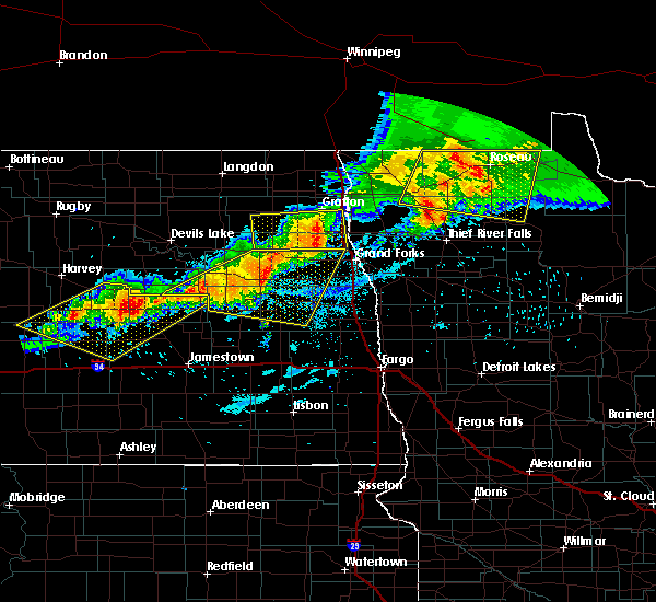 Interactive Hail Maps Hail Map for Warroad, MN