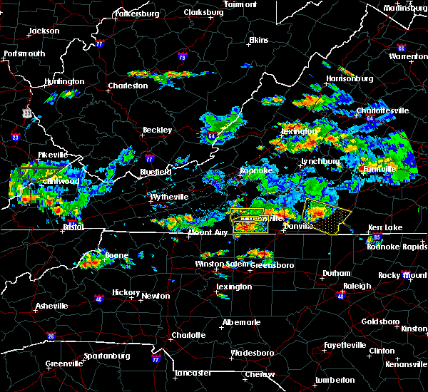 Interactive Hail Maps Hail Map for Martinsville, VA