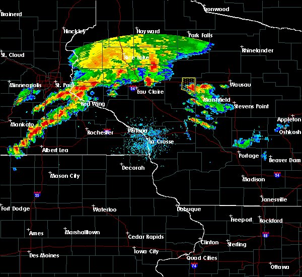 Interactive Hail Maps Hail Map for Wausau, WI