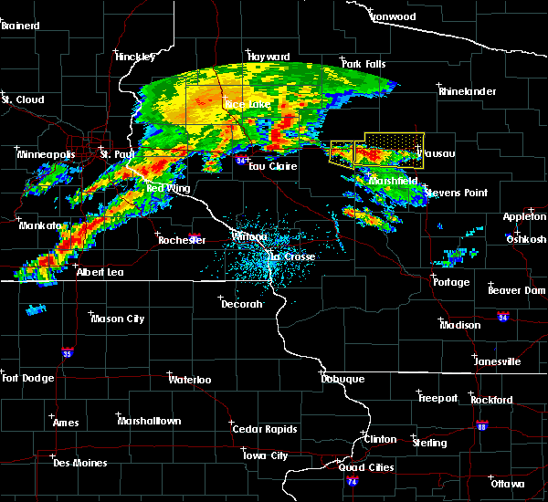 Interactive Hail Maps Hail Map for Wausau, WI