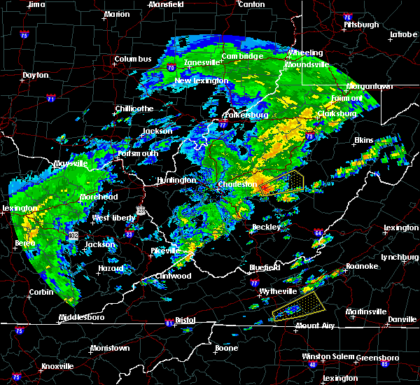 Interactive Hail Maps Hail Map for CamdenonGauley, WV