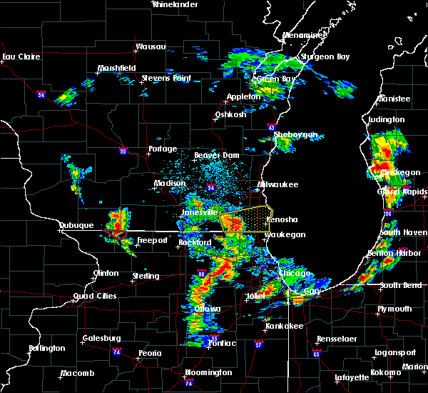 Interactive Hail Maps Hail Map for Kenosha, WI