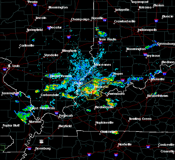 Interactive Hail Maps Hail Map for Evansville, IN