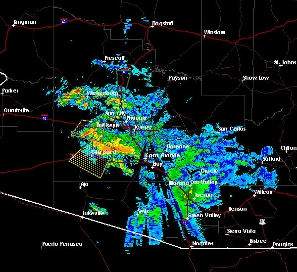 Interactive Hail Maps Hail Map for Gila Bend, AZ