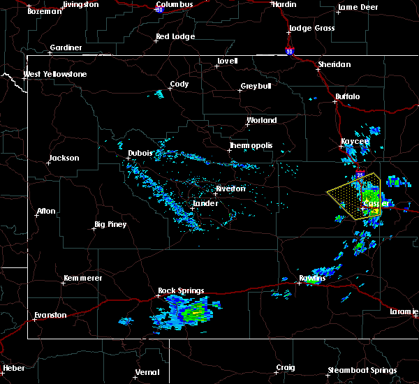 Interactive Hail Maps Hail Map for Casper Mountain, WY