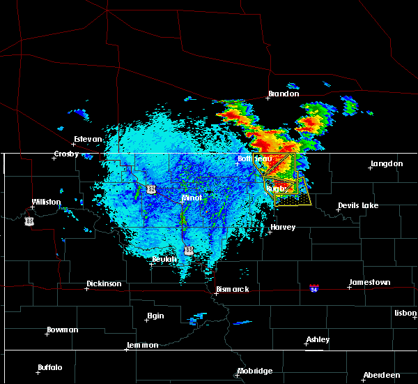 Interactive Hail Maps Hail Map for Belcourt, ND