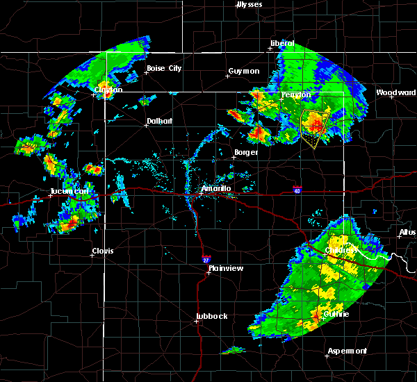 Interactive Hail Maps Hail Map for Canadian, TX