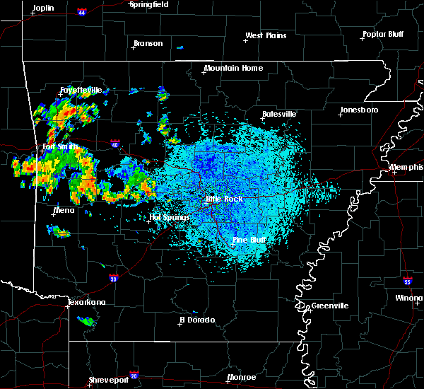 Interactive Hail Maps Hail Map for Hot Springs Village, AR