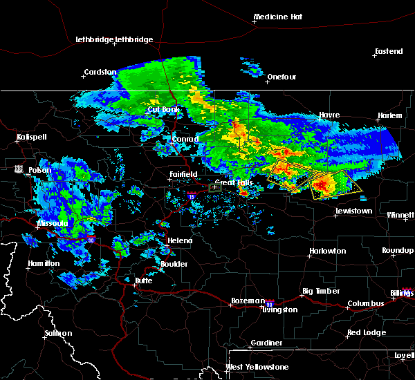 Interactive Hail Maps Hail Map for Winifred, MT