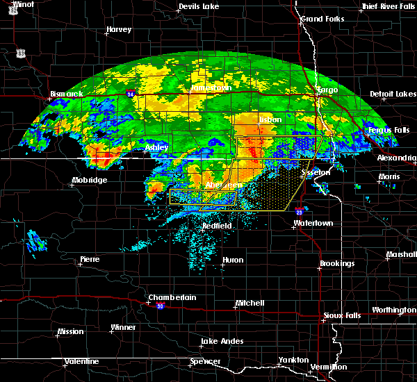 Interactive Hail Maps Hail Map for Bristol, SD
