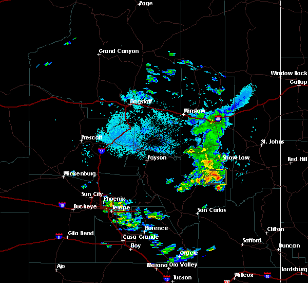 Interactive Hail Maps Hail Map for Carrizo, AZ