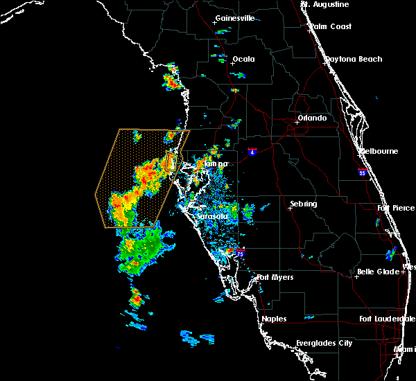 Interactive Hail Maps Hail Map for Dunedin, FL