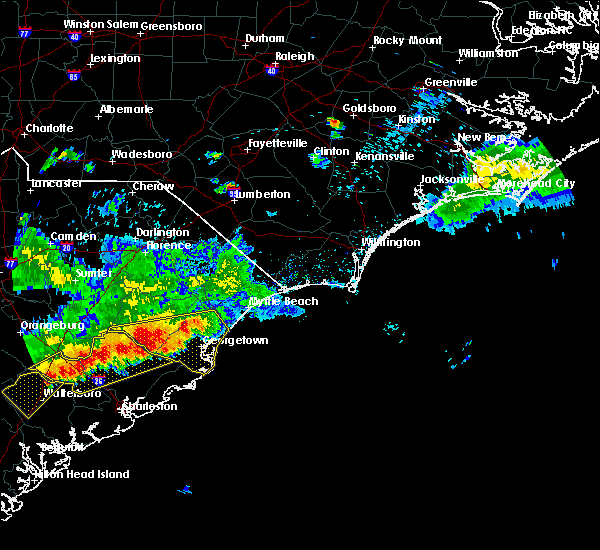 Interactive Hail Maps Hail Map for Pawleys Island, SC
