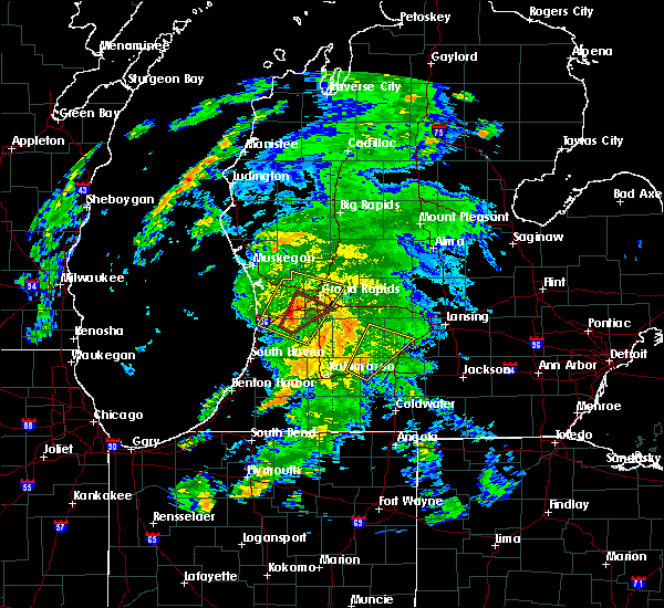 Interactive Hail Maps Hail Map for Bellevue, MI