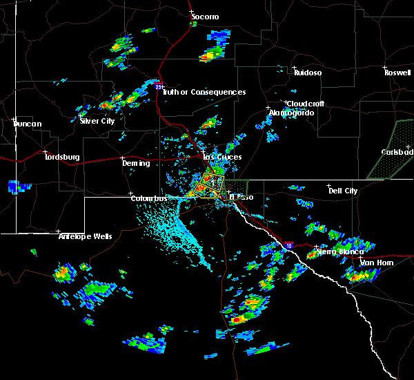 Interactive Hail Maps Hail Map for Anthony, NM